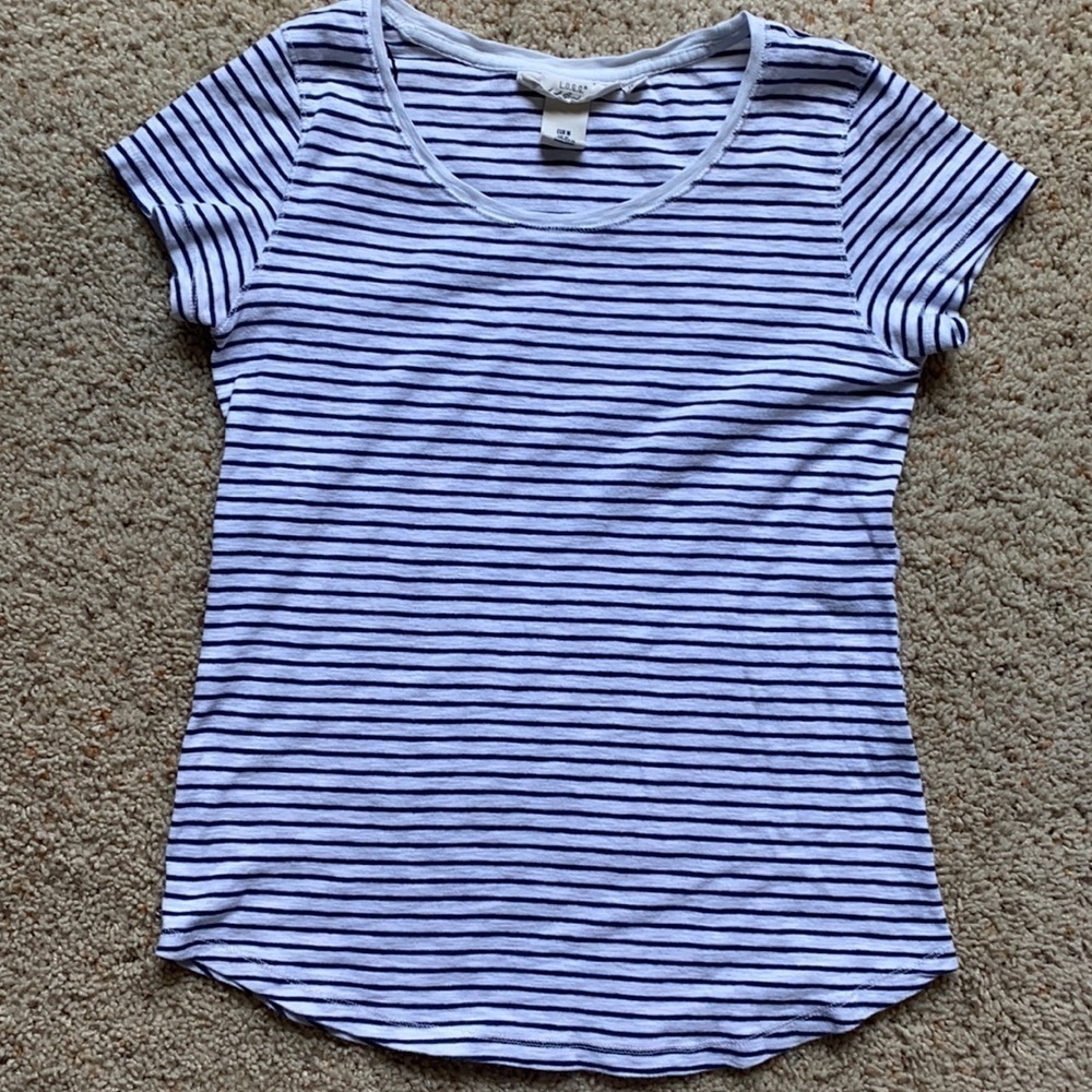 H&M L.O.G.G. Cotton Striped Top M